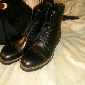 Men's Black Coach Boots